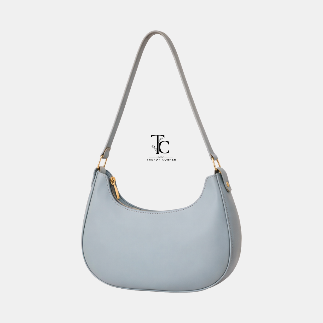 Moon Grey women's shoulder bag by Trendyspot.pk, featuring a stylish design and comfortable strap, perfect for everyday use.