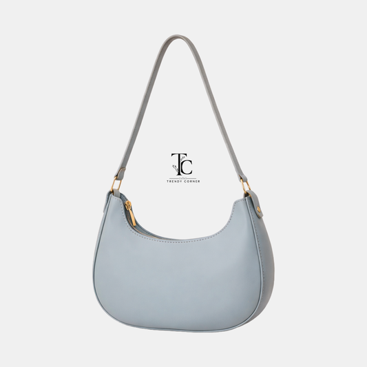 Moon Grey women's shoulder bag by Trendyspot.pk, featuring a stylish design and comfortable strap, perfect for everyday use.